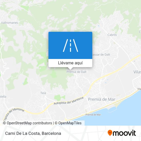 Mapa Camí De La Costa