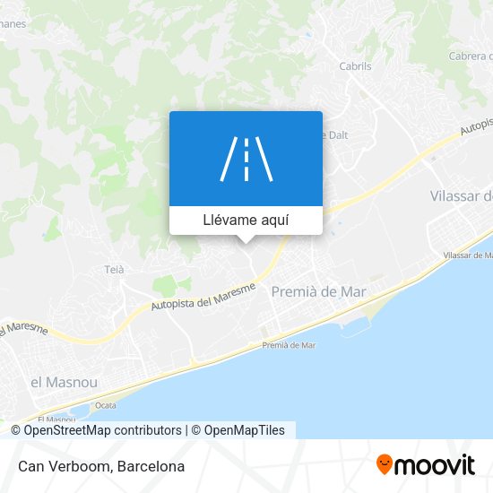 Mapa Can Verboom