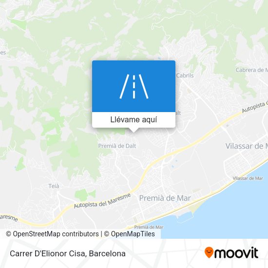 Mapa Carrer D'Elionor Cisa