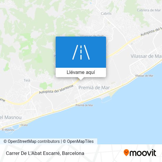 Mapa Carrer De L'Abat Escarré