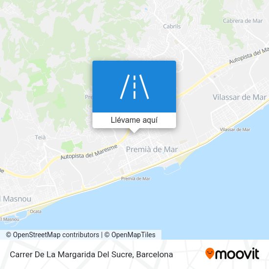 Mapa Carrer De La Margarida Del Sucre
