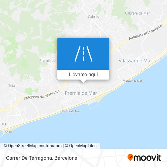 Mapa Carrer De Tarragona