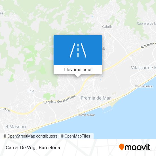Mapa Carrer De Vogi