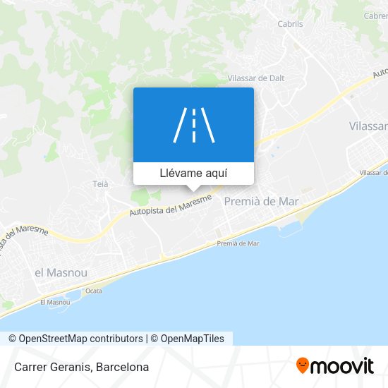 Mapa Carrer Geranis