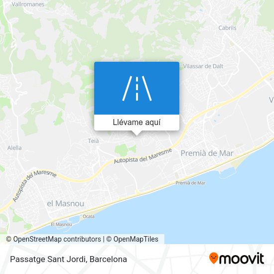 Mapa Passatge Sant Jordi