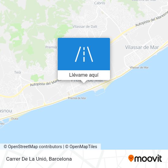 Mapa Carrer De La Unió