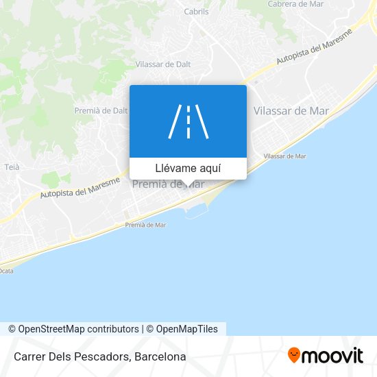 Mapa Carrer Dels Pescadors