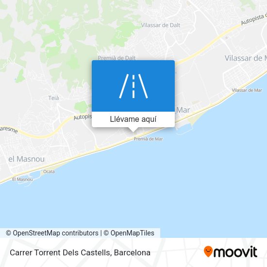Mapa Carrer Torrent Dels Castells