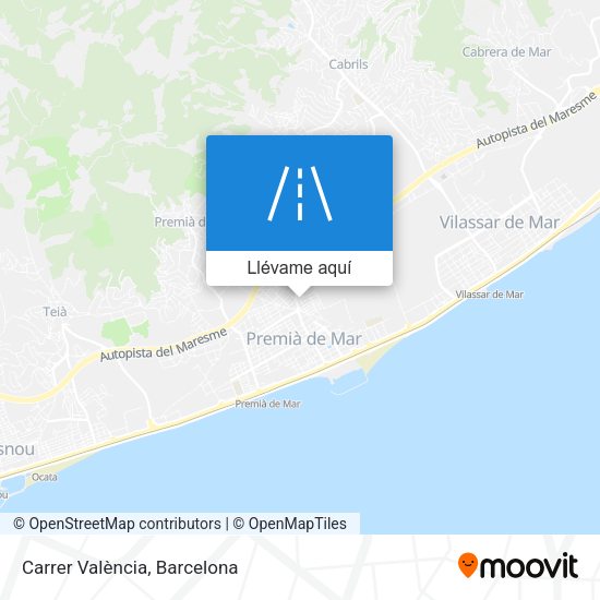 Mapa Carrer València
