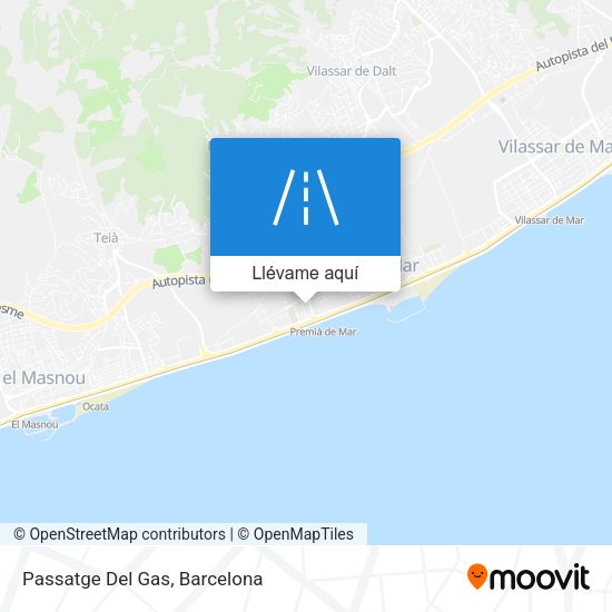 Mapa Passatge Del Gas