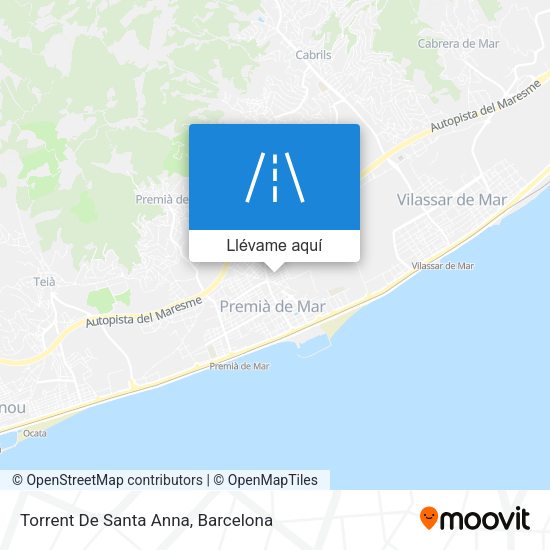 Mapa Torrent De Santa Anna