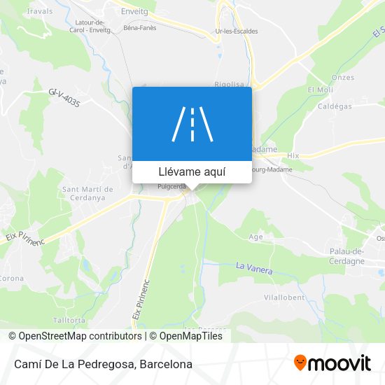 Mapa Camí De La Pedregosa