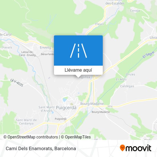 Mapa Camí Dels Enamorats