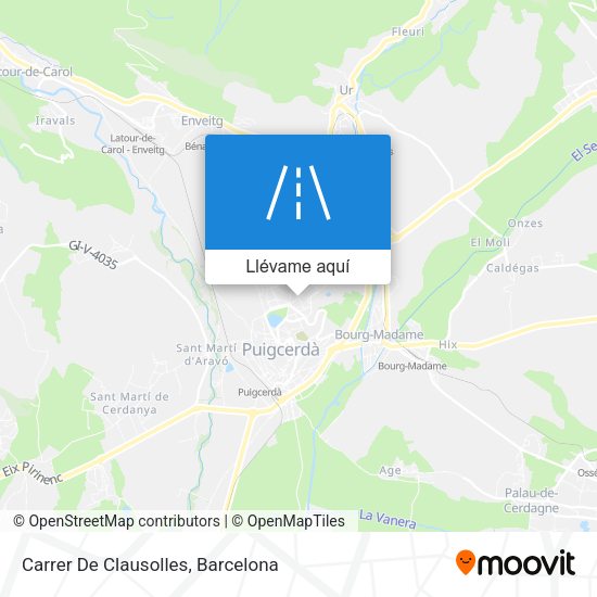 Mapa Carrer De Clausolles
