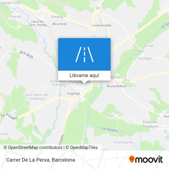Mapa Carrer De La Perxa