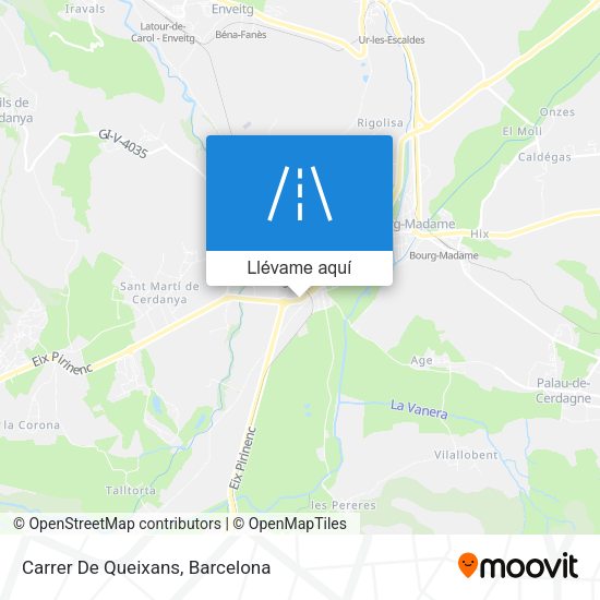 Mapa Carrer De Queixans