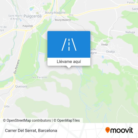 Mapa Carrer Del Serrat