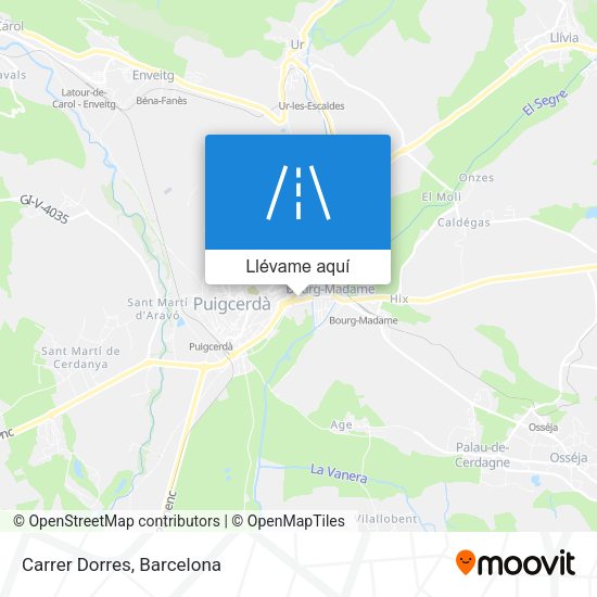 Mapa Carrer Dorres