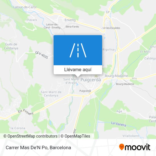 Mapa Carrer Mas De'N Po