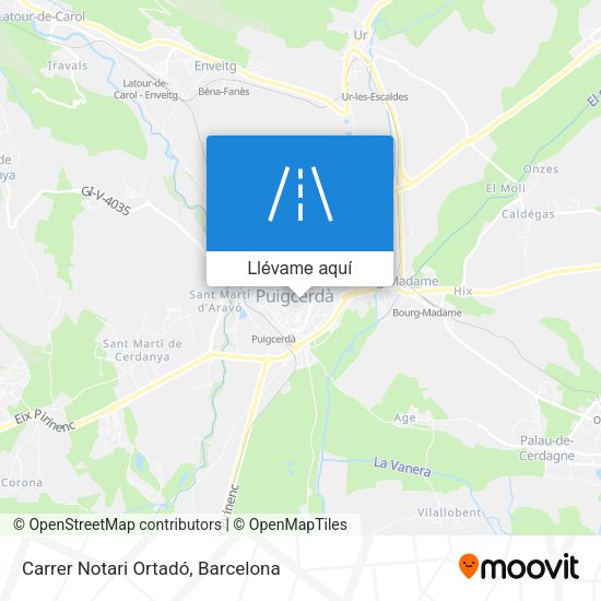 Mapa Carrer Notari Ortadó