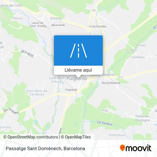 Mapa Passatge Sant Domènech