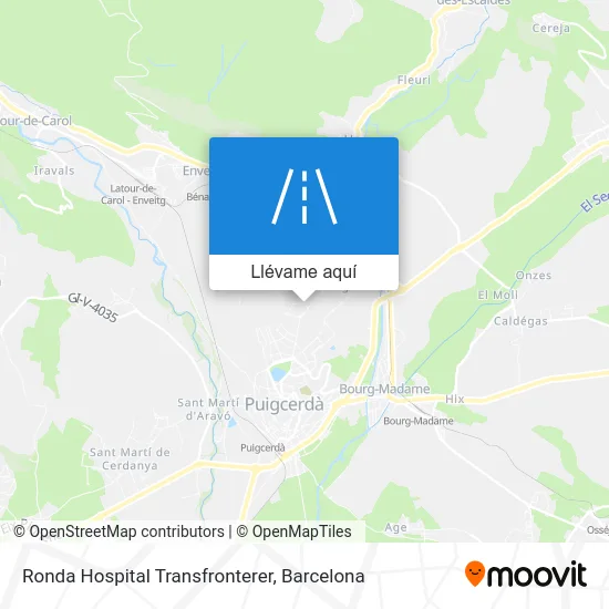Mapa Ronda Hospital Transfronterer