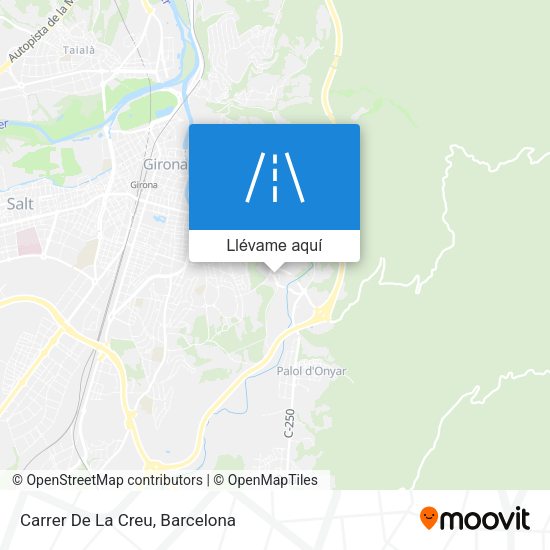 Mapa Carrer De La Creu