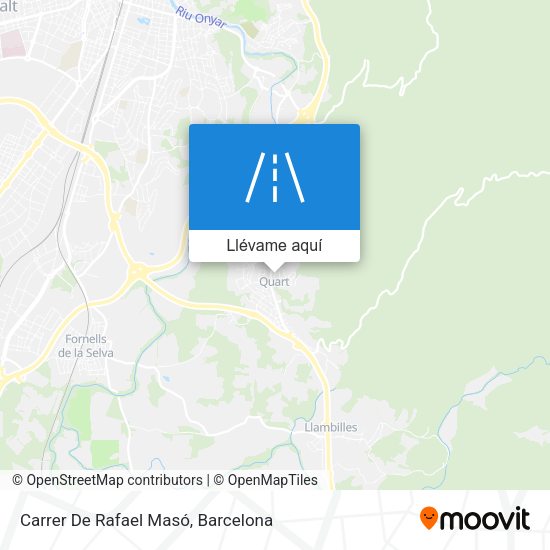 Mapa Carrer De Rafael Masó