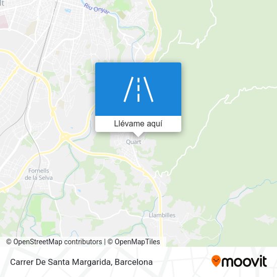 Mapa Carrer De Santa Margarida