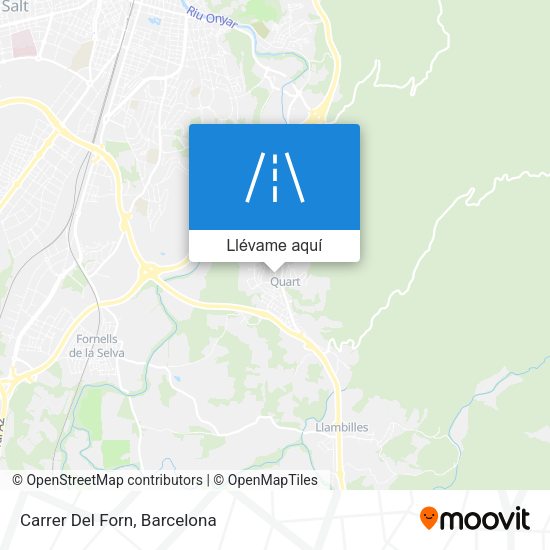 Mapa Carrer Del Forn