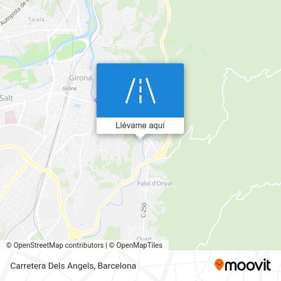 Mapa Carretera Dels Angels