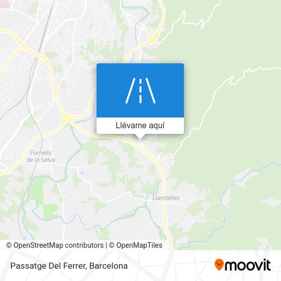 Mapa Passatge Del Ferrer