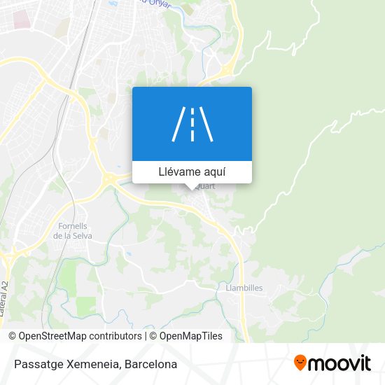 Mapa Passatge Xemeneia