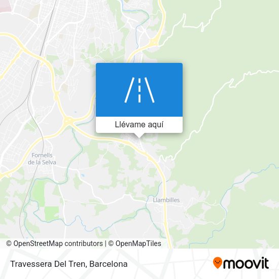Mapa Travessera Del Tren