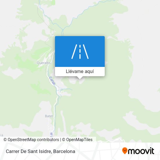 Mapa Carrer De Sant Isidre