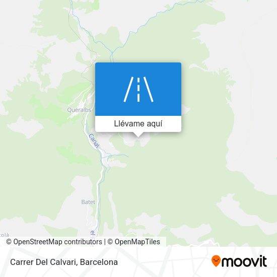 Mapa Carrer Del Calvari