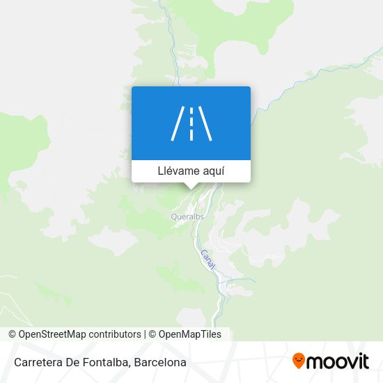 Mapa Carretera De Fontalba