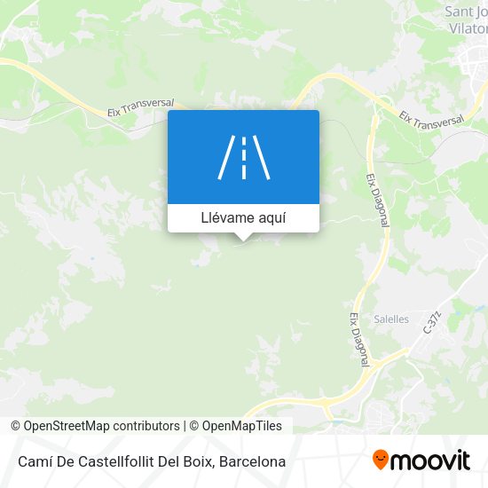 Mapa Camí De Castellfollit Del Boix