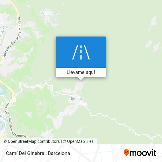 Mapa Camí Del Ginebral