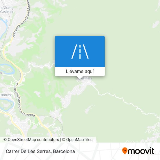 Mapa Carrer De Les Serres