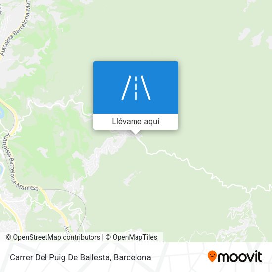 Mapa Carrer Del Puig De Ballesta
