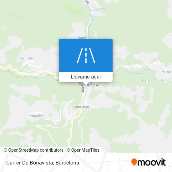 Mapa Carrer De Bonavista