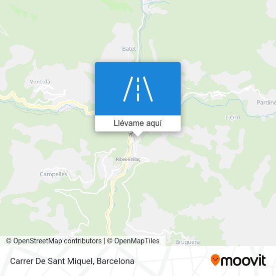 Mapa Carrer De Sant Miquel