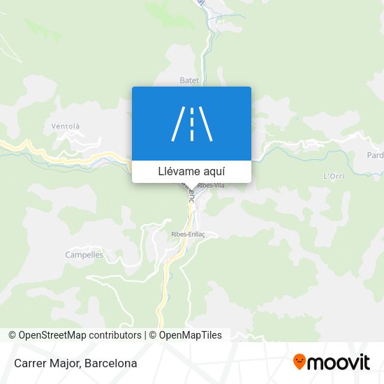 Mapa Carrer Major