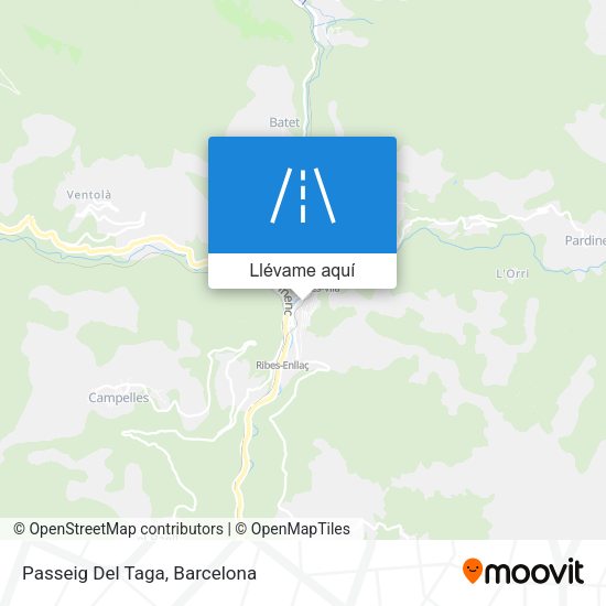 Mapa Passeig Del Taga