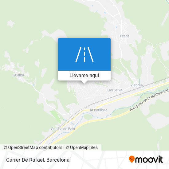 Mapa Carrer De Rafael