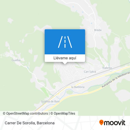 Mapa Carrer De Sorolla