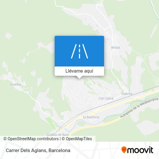 Mapa Carrer Dels Aglans