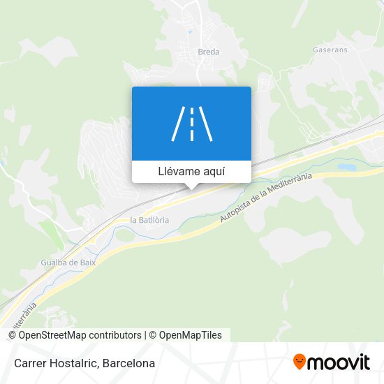 Mapa Carrer Hostalric