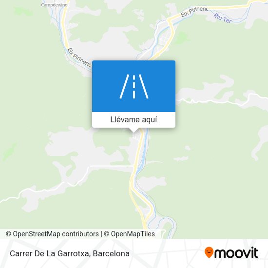 Mapa Carrer De La Garrotxa